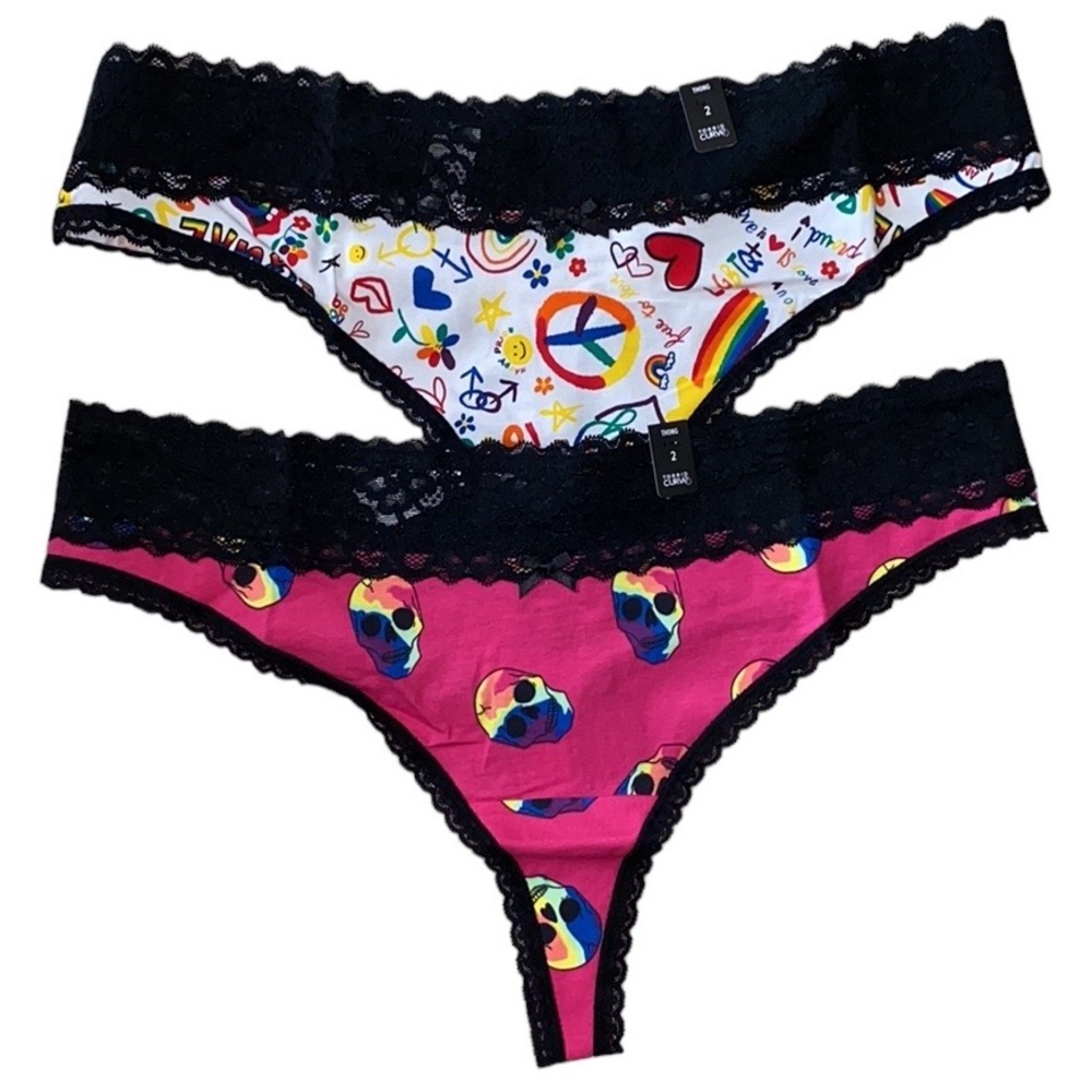 NEW torrid skull/pride rainbow panties - Picture 2 of 6